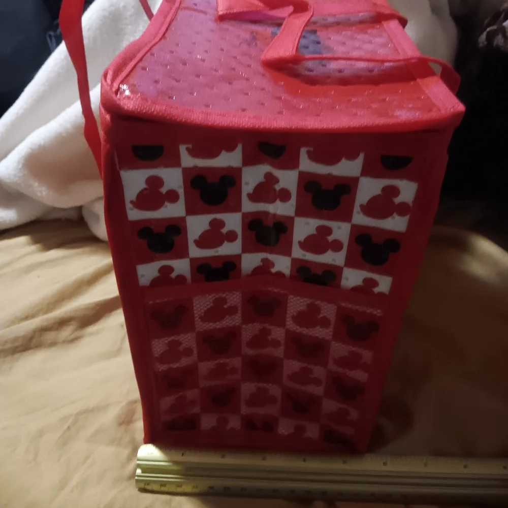 Red Mickey Mouse Insulated Tote